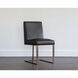 Dean Antique Brass / Cantina Black Dining Chair